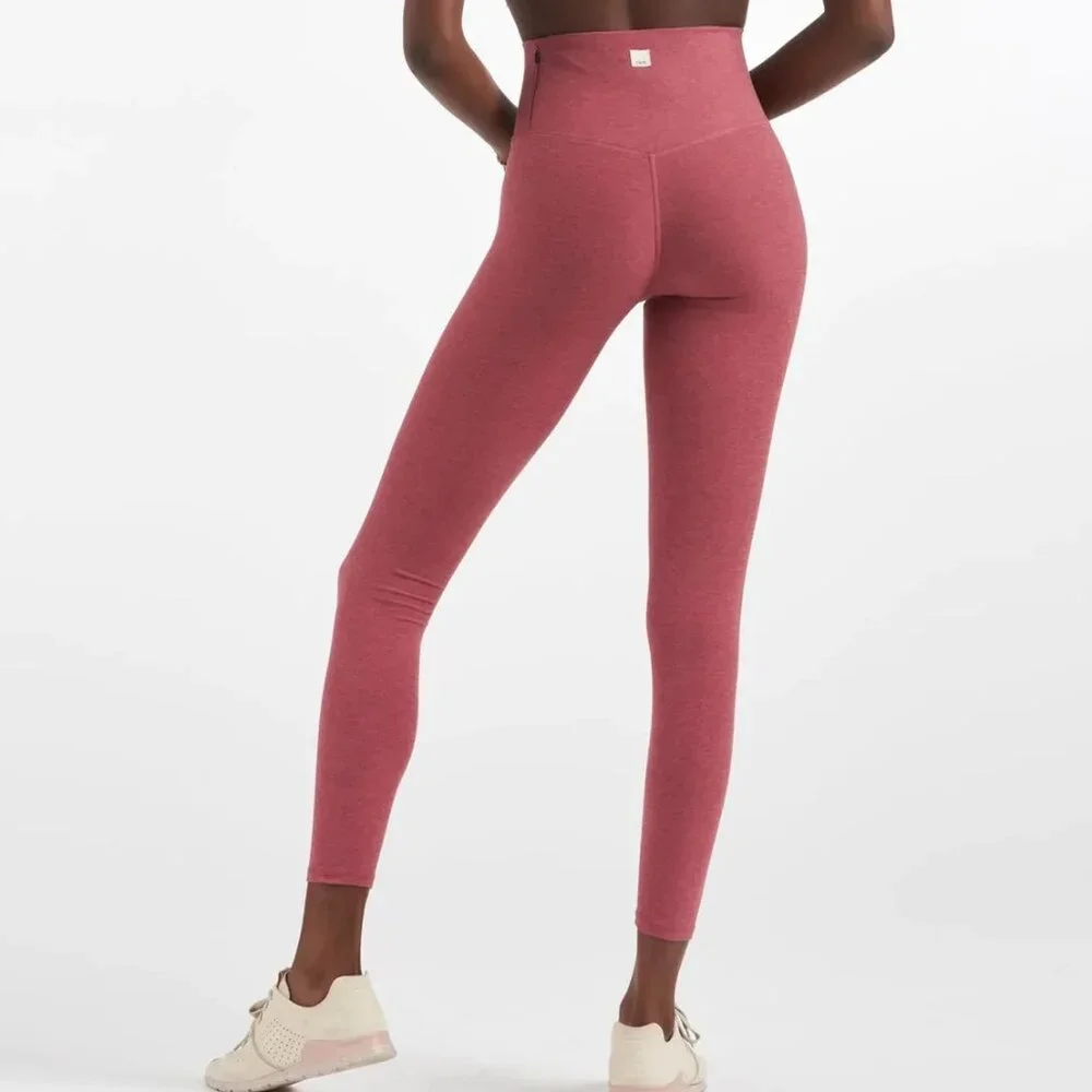 Vuori Women’s Clean Elevation Legging Desert Rose Heather Small